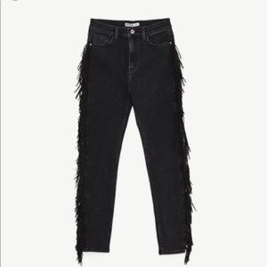 Jeans Pantaloni Frange Zara Pantaloni Zara Jeans Grigi Uomo Zara